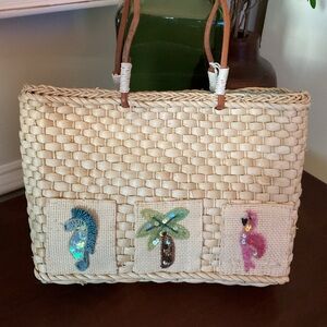 NEW QUACKER FACTORY STRAW SUMMER   BAG